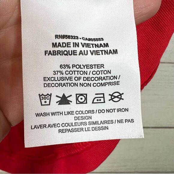 Nike ACG T Shirt Graphic Men’s Red Big Logo Short Sleeve Cotton Size S - Picture 8 of 10